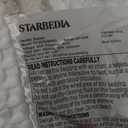 STARBEDIA Heated Blanket Queen Size with Wireless LCD Controller, Machine Washable Waffle Fast Heating Electric Throw Blankets, 6 Heat Levels & 210H Time Settings, ETL Certified, White, 84" x 90"