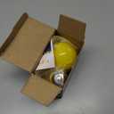 L LOHAS LED Dusk to Dawn Bug Light Bulb Outdoor, A19 Yellow LED Bug Light Bulbs, 9W Auto On/Off Bug Lights for Outside, Amber Porch Light Bulb 60W Equi, Non-Attracting, E26 Base for Backyard, 2 Pack