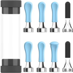 Premium Silicone Ear Cleaning Tips  8-Piece Replacement Set for Bebird Ear Endoscopes | Spiral, Scoop & Brush Attachments with Travel Case