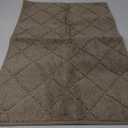 COSY HOMEER Edging Stair Treads Non-Slip Corner Indoor Stair Runners for Wooden Steps,Landing Slip Resistant Stair Rugs for Kids and Dogs, 100% Polyester TPE Backing,Beige,20"X32"