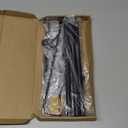 Auledio Adjustable Over The Door Triple Towel Rack with Hooks,Black