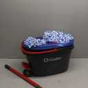 O-Cedar RinseClean Spin Mop & Bucket System + 2 Extra Mop Heads| Clean with Clean Water | Removes 99% of Bacteria