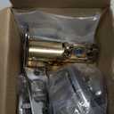 Kwikset 660 Deadbolt Lock, Satin Chrome Round Exterior Keyed Front Entry Door, Single Cylinder Dead Bolt