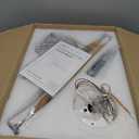 VONLUCE Ceiling Fans with Lights, 42 Inch Ceiling Fan and Remote, 6-Speeds Noiseless Reversible DC Motor, 3CCT, Wood Ceiling Fan for Farmhouse Bedroom Indoor Outdoor, White