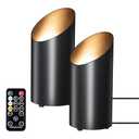 Brightown 2 Pack Uplights Indoor Floor Can Lights - 6000K LED Up Lights with Remote and Timer, 3 Color Temperatures and Dimmable Uplighting Spotlights for Dark Corner Sofa House Plant Picture