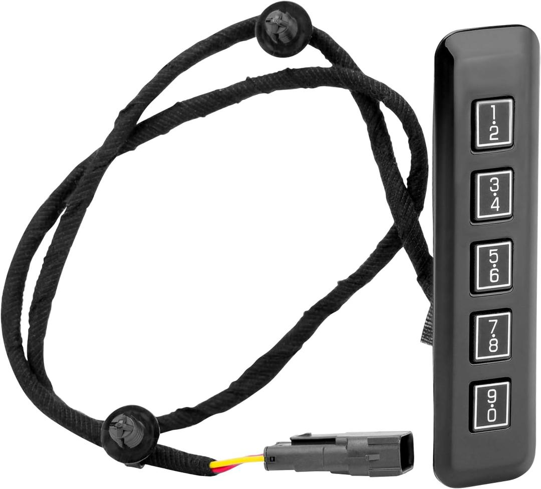 Driver Side Keyless Entry Keypad | Replacement for 2015-2020 Ford F-150/250/350/450/550 Super Duty | Replaces# 601-046, FL3Z14A626AA