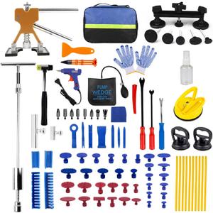Car Dent Puller, Dent Puller Kit for Dent Repair, Dent Remover Tool for car with Slide Hammer T-Bar, Golden Lifter, New Metal Repair Pen, Dent Puller for Car, Motorcycle, Refrigerator, Door Ding