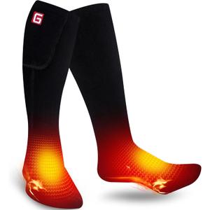 Heated Socks for Men Women Electric Rechargeable Battery Powered Heated Socks,Winter Warm Heated Thermal Insulated Socks for Outdoor Sports Climbing Hiking Hunting Skiing