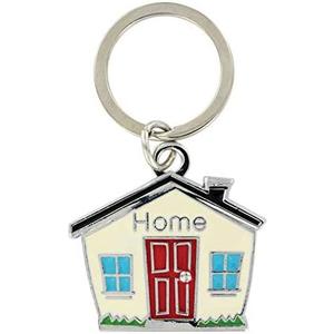 Hillman 5938998 Black & Silver House Key Chain