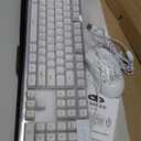 Gaming Keyboard and Mouse Combo, K1 RGB LED Backlit Keyboard with 104 Key for PC/Laptop(White)