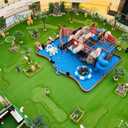 MECCANIXITY Artificial Model Grass Mat 16 Inch x 39 Inch Artificial Grass Turf Realistic Fake Grass Decor for Model Trains Scenery Craft Lawn Garden Decoration, Medium Green