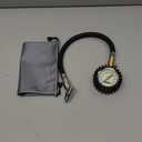 Tire Pressure Gauge 100 PSI - Large Dial Numbers & 45 Angle Chuck, Accurate Air Pressure Gauge for Tires