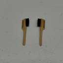 2-in-1 Pocket Sapling Mustache Brush & Comb (2-Pack) from Green Beard Grmng - Boar Bristle & Bamboo