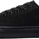 Women's Blake Sneaker, Tennis Shoes for Casual Occasions, Low Top Flats - Multiple Colors (10, All Black)