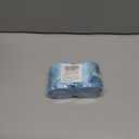 LaRibbons Christmas Wired Ribbon 2.5 inch Double Faced Blue Snowflakes and Striped Christmas Ribbon for Tree Garland, Wreath Bow, Xmas Crafts Decorations, 2 Rolls 10 Yards Total