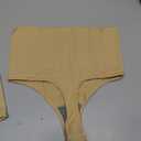 AliyaFeng Thong Shapewear for Women Tummy Control Butt Lifter Thongs Underwear Seamless Body Shaper Panty, XL, 2 Packs