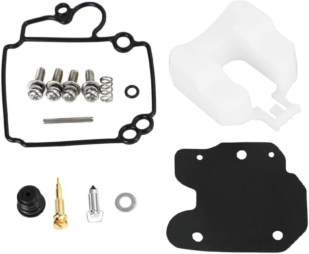 6BL-W0093-00-00 Carburetor Repair Kit for Yamaha 4 Stroke Outboard Engine 20 25 HP F25 T25 Boat Motor Carb Rebuild Parts Replacement 6BLW00930000