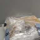 CozyLux Satin Sheets Full Size Sheets - 4 Piece Silky Full Size Bed Sheets, Luxury White Full Bed Set with Smooth and Soft Microfiber, Includes 1 Fitted Sheet, 1 Flat Sheet and 2 Pillowcases