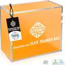 Elite Trainer Box Acrylic Case - Extra Thick ETB Protector Case Compatible with PKMN, Magnetic Lid, UV Resistant, Stackable Display Storage Box for PKMN ETB Collection