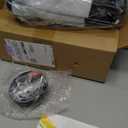 Lomoky 8-Lights Semi Flush Mount Ceiling Light, Matte Black Hallway Ceiling Lighting with E26 Base, Modern Sputnik Light Fixtures for Kitchen Dining Room Bedroom Living Room