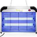 Phosooy Electric Bug Zapper, Indoor Mosquito Killer with 20W Lamps 2800V Grid, Plug-in Hanging Insect Trap for Mosquito, Moth, Fly Killer Indoor Use