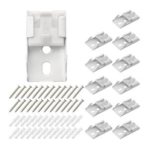 Ceiling Curtain Track Flexible Bendable Curtain Rail Curtain Tracks Set for Window Door Shower Room Divider RV (3 Meters)