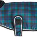 Pet Passion Breeze II - The Windbreaker, Water Resistant Pet Raincoat, Vegan Fur and Lined Pet Jacket for Dogs, Black Watch Plaid, Medium (20-45 lbs)