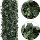 Expandable Fence Privacy Screen for Balcony Patio Outdoor,Decorative Faux Ivy Fencing Panel,Artificial Hedges (1,Ivy)