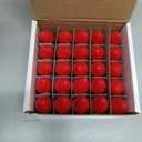 Novelty Lights Ceramic Christmas Replacement Bulbs - Outdoor Individual Bulbs for Events, Holiday Parties, Patios, and More - C7/E12 Candelabra Base, 5 Watt Lights (Red, 25 Pack)