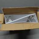 Amazon Basics 3 Ring Binders, 3 Inch D-Ring Organizer for School, Home Office, Paper Storage, White, 2 Pack