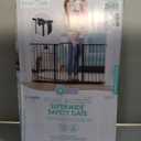 Regalo Safety 30.5"-58" Extra Wide Baby Gate, Bottom of Stairs & Doorways