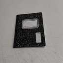 Top Flight Sewn Marble Composition Book, Black/White, Quad Rule, 4 Squares per Inch, 9.75 x 7.5 Inches, 100 Sheets (41320)