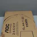 AOC 24G51F 24-inch Gaming Monitor 1920x1080 144Hz, IPS Panel, Console Gaming Ready, Full HD, 3-Sided Frameless, 1x HDMI 2.0, 1x Display Port, 3-Year Zero-Bright-Dot