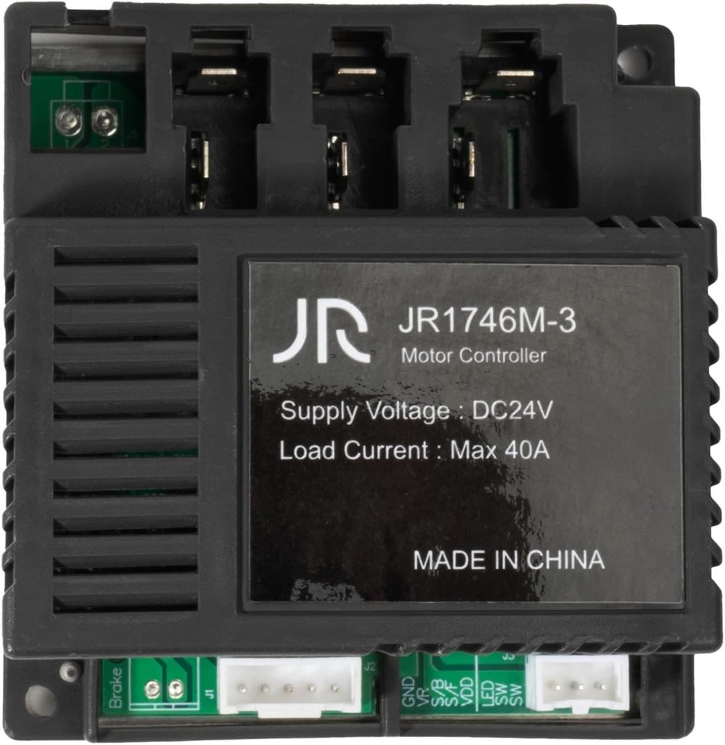 [24V only] jr1746m-3,jr1746m-2 Motor Controller Receiver Accessories for Ride on Toys Motherboard Control Box for 24V Children Electric Kids Ride On Car Replacement Parts