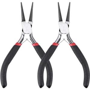 Round Nose Pliers Jewelry Making Pliers Tools 2 Pack,Wire Jewelry Making Tools Bead Pliers for Jewelry Repair,Wire Wrapping,Crafts,Jewelry Making Supplies