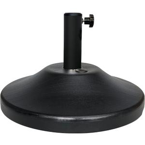 US Weight 30 Pound Fillable Umbrella Base- Made in the USA - Black