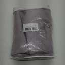 Boho Lavender Woven Fabric Shower Curtain 72 x 74 Modern Farmhouse, No Hooks Tufted Chevron Striped Shabby Chic Textured, Minimalist Cloth Curtain for Bathroom, Hotel Decor