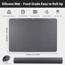 Stove Top Cover for Electric Stove - 3-Foldable Glass Top Stove Cover Protector, Ceramic Flat Top Stove Cover, Induction Cooktop Protector, Oven Cover, Dish Drying Mat 28" x 20"