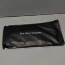 Veharvim Sun Visor Extender for Car (Polarized, UV400, PC Lens, 2 Side Sunshade), Car Visor Extender Sun Blocker, Visor Extender Attachment, Anti-Glare for Safe Driving (1 Pack, Black)