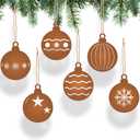 Christmas Tree Decor, Christmas Tree Ornaments Set for Crafts Hanging Decorations with Twine for Winter Home Tree Garland Christmas Decoration