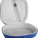 Geekria Shield Headphones Case Compatible with JBL Tune 660BTNC/700BT/510BT/570BT, Live 460NC, Replacement Hard Shell Travel Carrying Bag with Cable Storage (Blue)