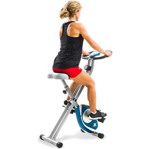 XTERRA Fitness Folding Exercise Bike, 225 LB Weight Capacity, Style: FB150