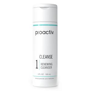 Proactiv Acne Cleanser - Benzoyl Peroxide Face Wash and Acne Treatment - Daily Facial Cleanser and Hyularonic Acid Moisturizer with Exfoliating Beads - 90 Day Supply, 6 Fl Oz