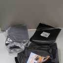 Full Enclosed Motorcycle Cover Waterproof Outdoor/Indoor Storage Waterproof Motorcycle Cover Heavy Duty with Reflective Strips Fits Scooter/Touring Motorcycles Length up to 108" Full Black