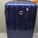 DELSEY PARIS Helium Aero Hardside Expandable Luggage with Spinner Wheels, Blue Cobalt, Carry-On Plus 21 Inch