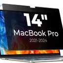 Panclincy Magnetic Privacy Screen Protector Compatible with MacBook Pro 14 Inch (2021-2025, M1, M2, M3, M4, M5), Removable Matte Anti Blue Light & Glare Protector Private Security Filter for 14.2 inch Mac Laptop Shield