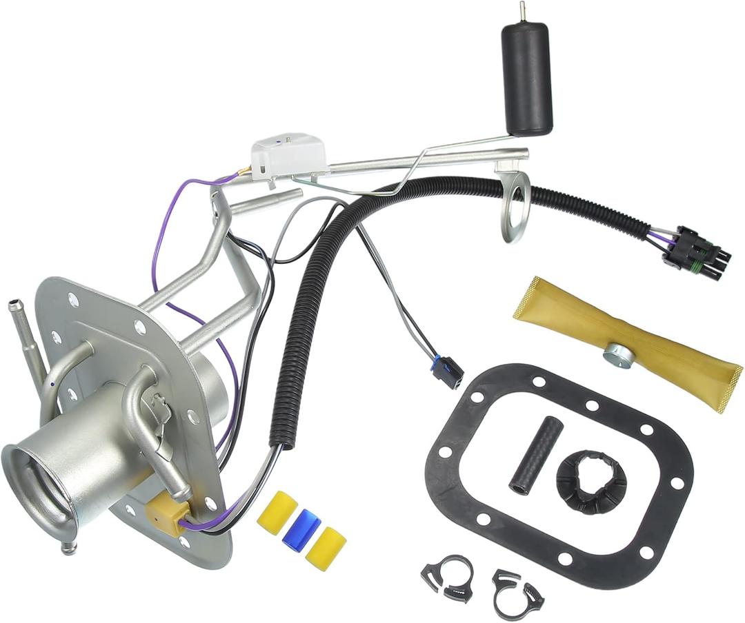 X AUTOHAUX 19180459 Car Fuel Pump Sender Sending Unit Module Assembly with Fitting for Chevrolet Corvette 5.7L 1985-1987