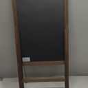 Hosim LED Message Writing Board 24"x16", Standing A-Frame Wooden LED Message Board Illuminated Erasable Neon Menu Sign, 8 Colors Markers & 16 Lighting Colors Flashing DIY Chalkboard Drawing Board