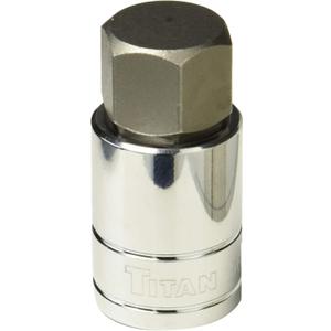 Titan 15622 1/2-Inch Drive x 22mm Hex Bit Socket