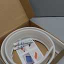 3.8'' High Shower Threshold Water Dam Collapsible 70IN Shower Water Splash Guard for Shower Water Blocker for Wet and Dry Separation Bathroom and Kitchen (70 Inch)